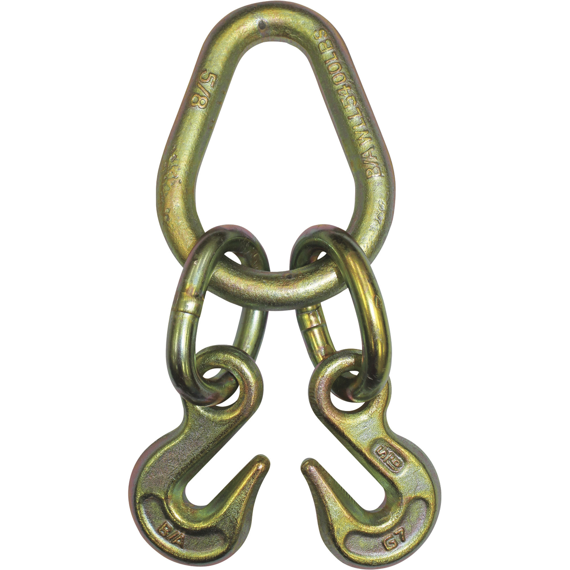B/A Pear Link with 5/16in. Grab hooks, 4700-Lb. Safe Working Load, 2ft.L x 8in.W, Model# N711-8E